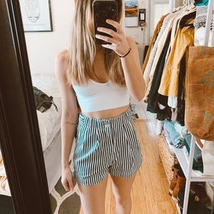 Urban Outfitters pinstripe shorts